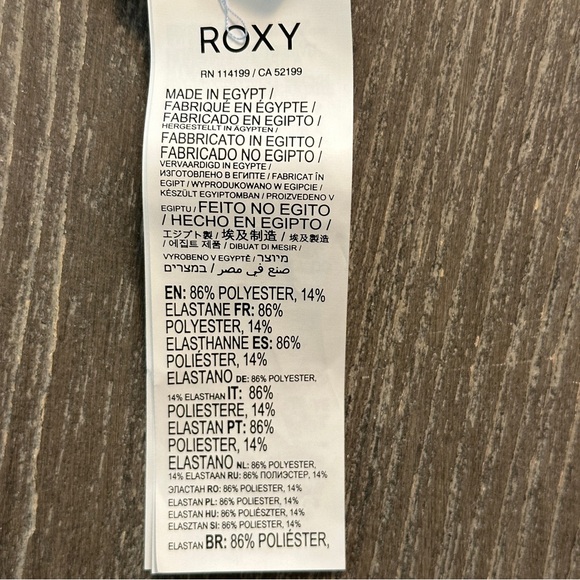 Roxy Tween/Teen Whole Hearted Long Sleeve UPF 50 Rashguard - 12/L - Picture 7 of 7